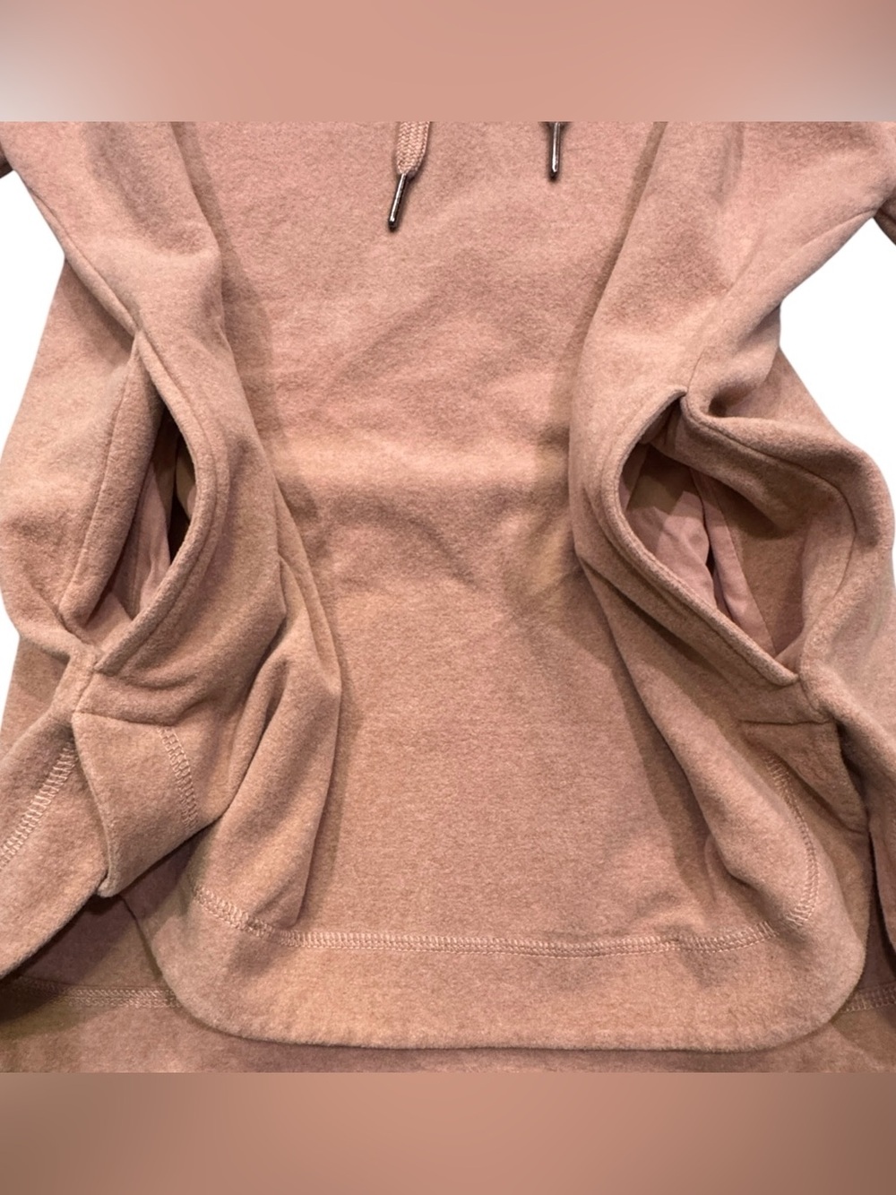 Sweaty Betty Escape Luxe Fleece Hoodie Pullover – Dusty Rose – Size Small - Picture 5 of 8